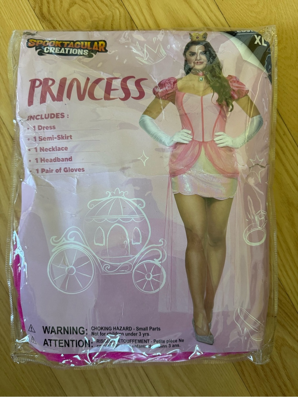 Spooktacular Creations Pink Princess Costume Women XL Halloween